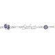 Glorria 925k Sterling Silver Personalized Name Evil Eye Silver Child Bracelet Glorria 925k Sterling Silver Personalized Name Evil Eye Silver Child Bracelet