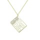 Glorria 925k Sterling Silver Personalized Name You and Me Silver Necklace