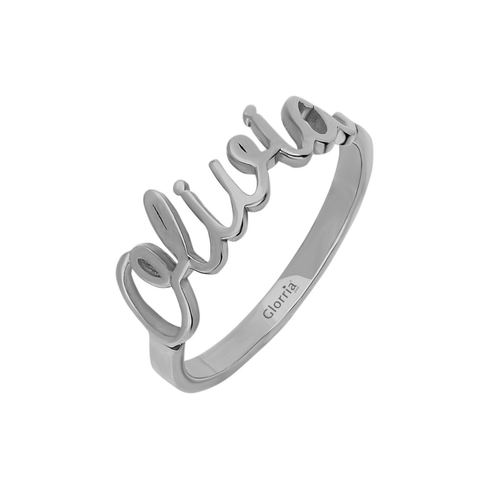 Glorria 925k Sterling Silver Personalized Name Silver