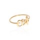 Glorria 14k Solid Gold Customize Ring