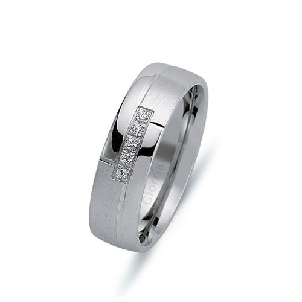 Glorria 925k Sterling Silver 5,5mm Woman Wedding Ring