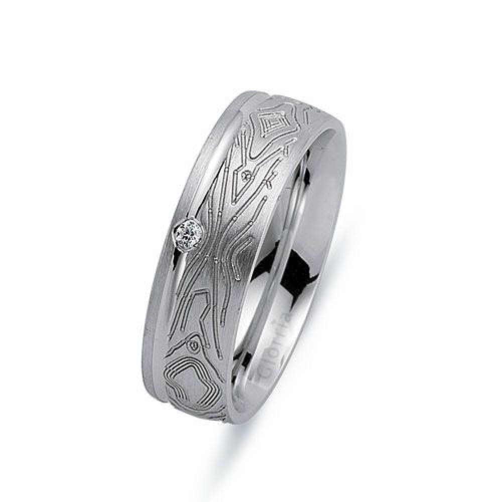 Glorria 925k Sterling Silver 6mm Woman Wedding Ring