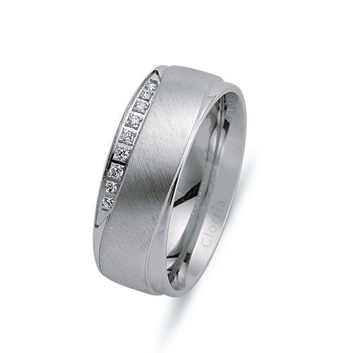 Glorria 925k Sterling Silver 7mm Woman Wedding Ring Glorria 925k Sterling Silver 7mm Woman Wedding Ring