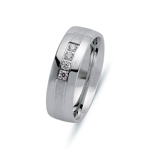 Glorria 925k Sterling Silver 6mm Woman Wedding Ring Glorria 925k Sterling Silver 6mm Woman Wedding Ring