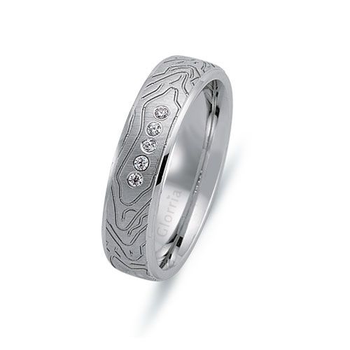Glorria 925k Sterling Silver 5mm Woman Wedding Ring Glorria 925k Sterling Silver 5mm Woman Wedding Ring