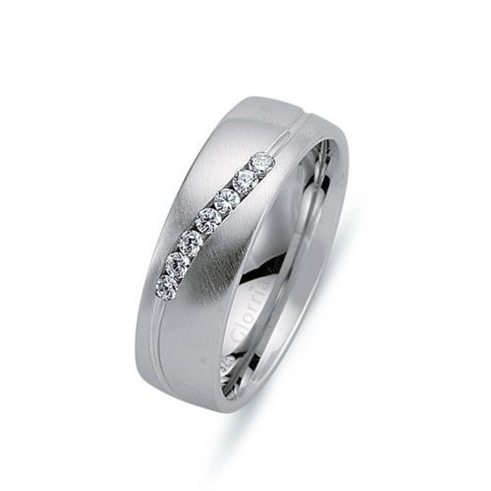 Glorria 925k Sterling Silver 6mm Woman Wedding Ring