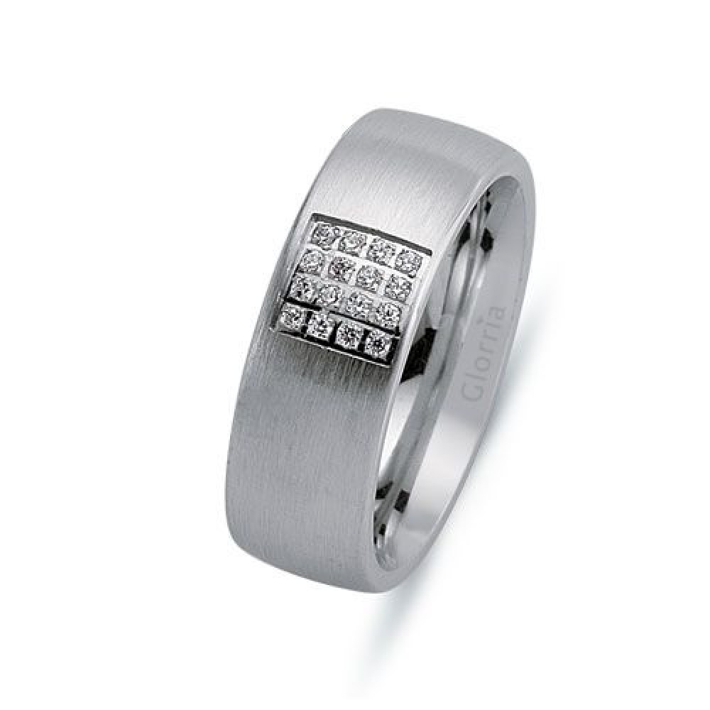 Glorria 925k Sterling Silver 7mm Woman Wedding Ring