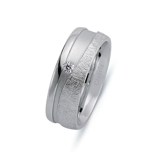 Glorria 925k Sterling Silver 7mm Woman Wedding Ring Glorria 925k Sterling Silver 7mm Woman Wedding Ring