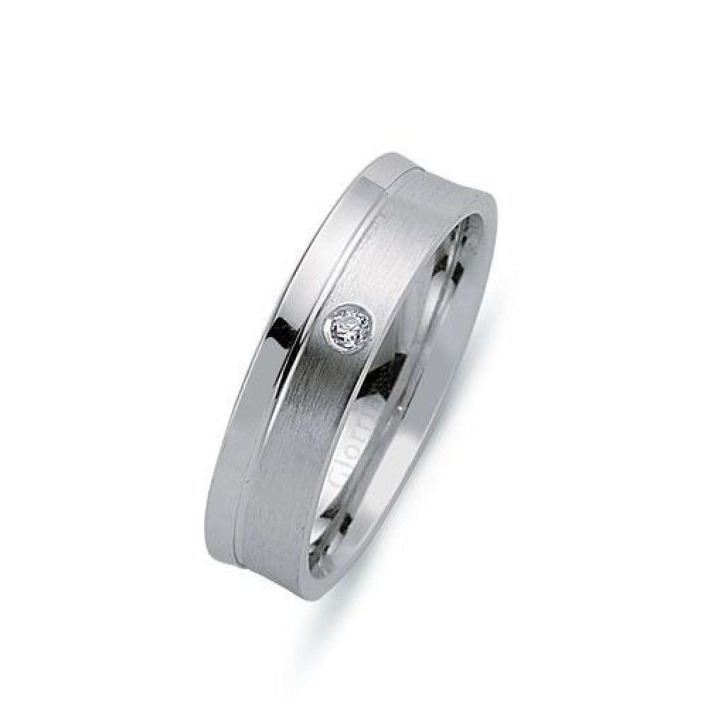 Glorria 925k Sterling Silver 5mm Woman Wedding Ring