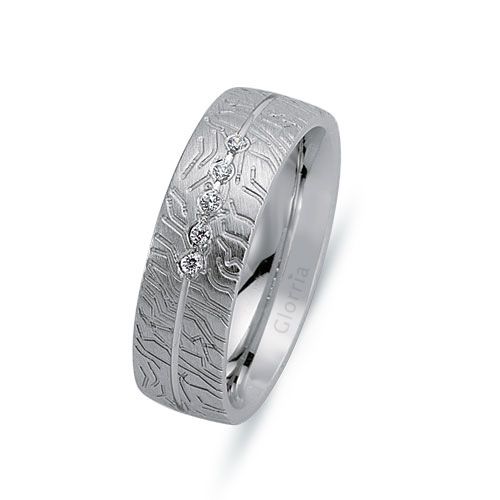 Glorria 925k Sterling Silver 6.5mm Woman Wedding Ring Glorria 925k Sterling Silver 6.5mm Woman Wedding Ring