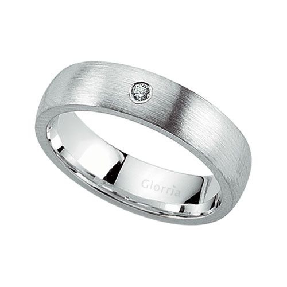 Glorria 925k Sterling Silver 5mm Woman Wedding Ring