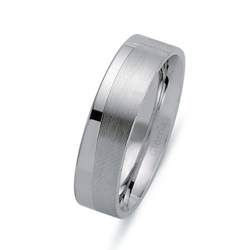 Glorria 925k Sterling Silver 6mm Wedding Rows Glorria 925k Sterling Silver 6mm Wedding Rows