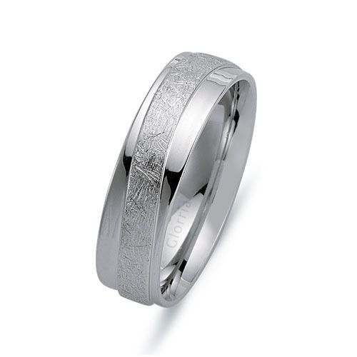 Glorria 925k Sterling Silver 6mm Wedding Rows Glorria 925k Sterling Silver 6mm Wedding Rows
