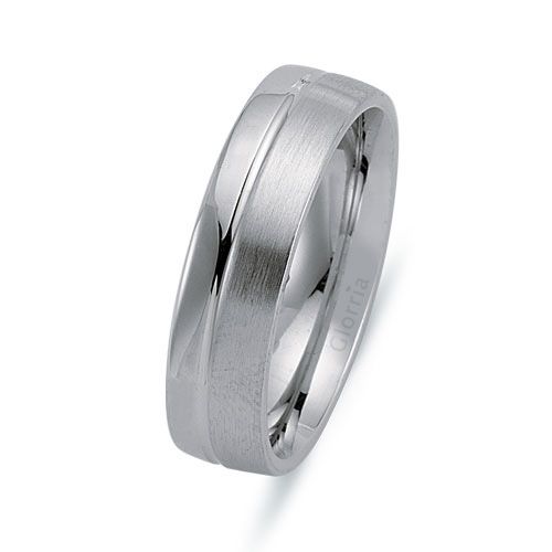 Glorria 925k Sterling Silver 6mm Wedding Rows Glorria 925k Sterling Silver 6mm Wedding Rows