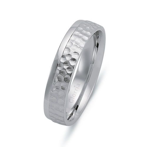 Glorria 925k Sterling Silver 5mm Wedding Rows