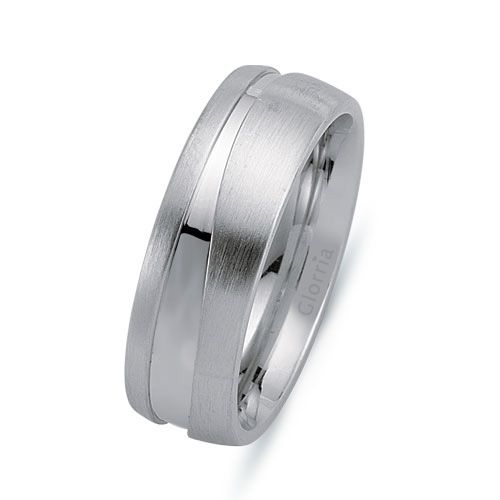 Glorria 925k Sterling Silver 7.5mm Wedding Rows Glorria 925k Sterling Silver 7.5mm Wedding Rows