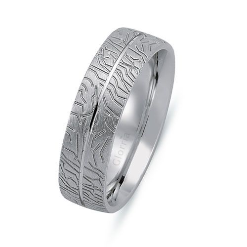 Glorria 925k Sterling Silver 6.5mm Wedding Rows Glorria 925k Sterling Silver 6.5mm Wedding Rows