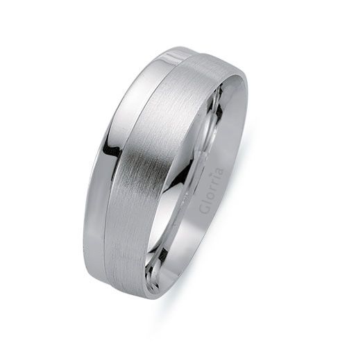 Glorria 925k Sterling Silver 7mm Wedding Rows Glorria 925k Sterling Silver 7mm Wedding Rows