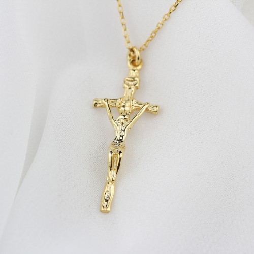 Glorria 925k Sterling Silver Cross Necklace