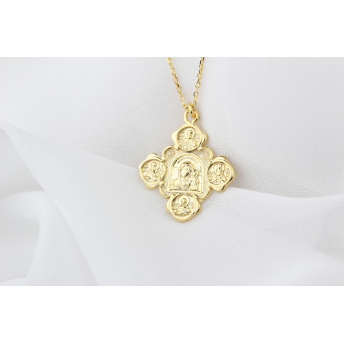 Glorria 925k Sterling Silver Virgin Mary Necklace