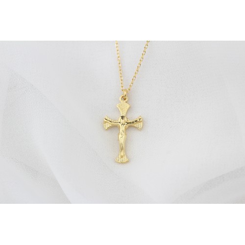 Glorria 925k Sterling Silver Cross Necklace
