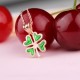 Glorria 925k Sterling Silver Clover Necklace