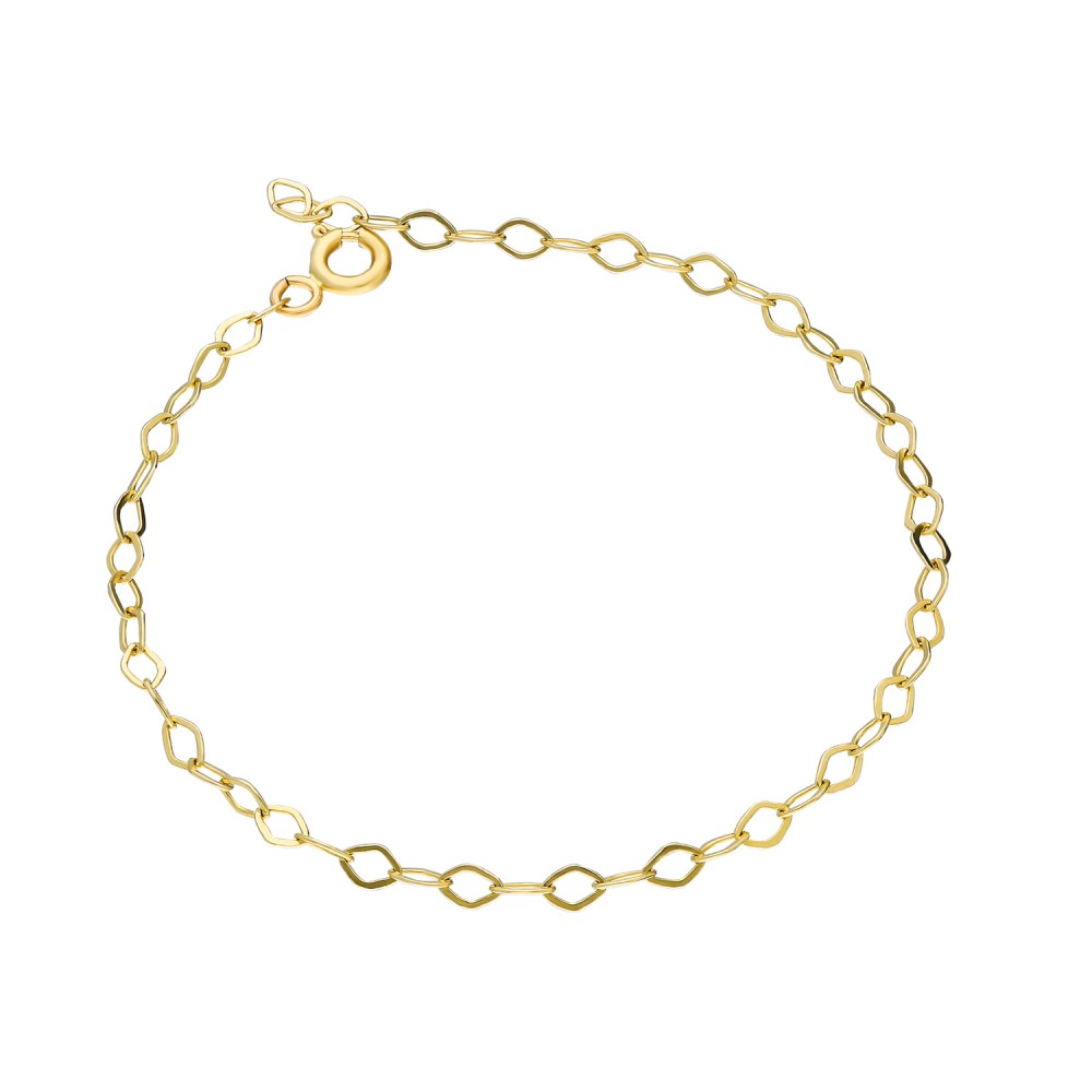 Glorria 925k Sterling Silver 15 cm Yellow Extension Chain