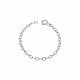 Glorria 925k Sterling Silver 10 cm White Extension Chain