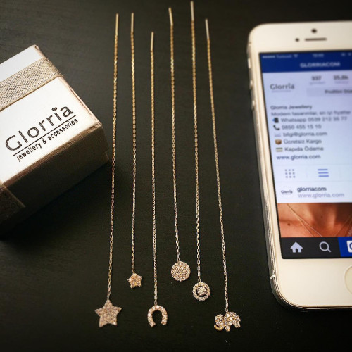 Glorria 14k Solid Gold Shake Earring Glorria 14k Solid Gold Shake Earring