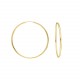 Glorria 14k Solid Gold 3,5 cm Hoop Earrings