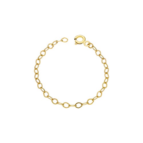 Glorria 14k Solid Gold 10 cm Extension Chain