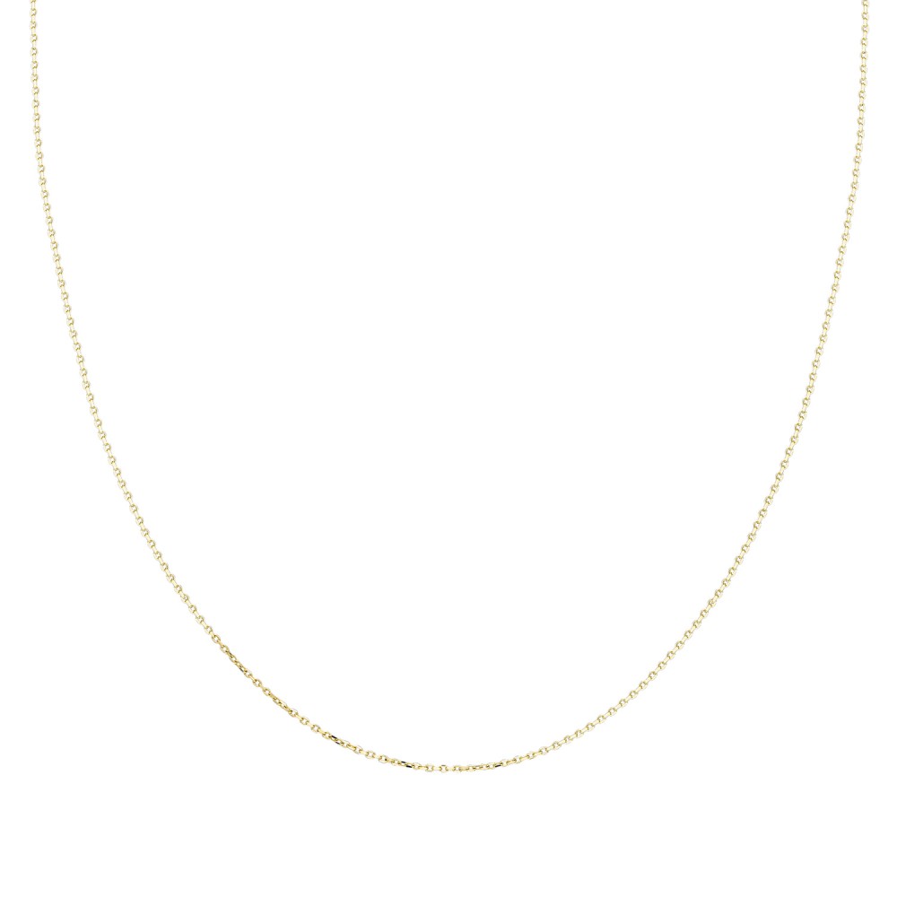 Glorria 14k Solid Gold 20 Micron Yellow Forse Chain