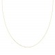 Glorria 14k Solid Gold 20 Micron Yellow Forse Chain
