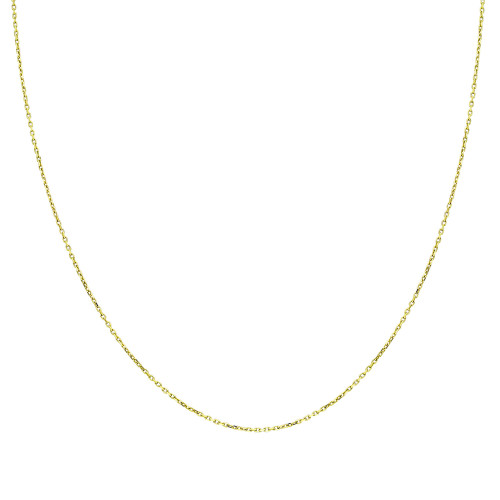 Glorria 14k Solid Gold 25 Micron Yellow Forse Chain Glorria 14k Solid Gold 25 Micron Yellow Forse Chain