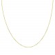 Glorria 14k Solid Gold 25 Micron Yellow Forse Chain