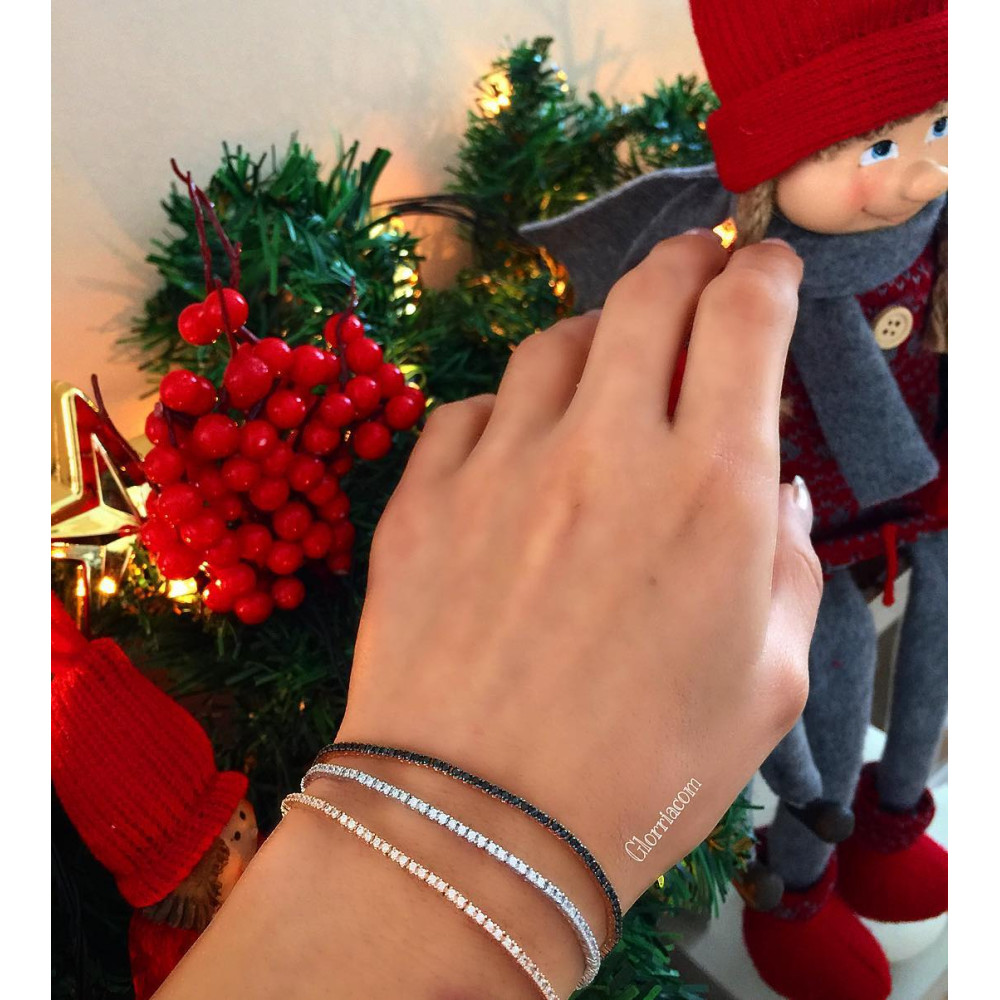 Glorria 14k Solid Gold Waterway Bracelet