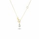 Glorria 14k Solid Gold Daisy Necklace