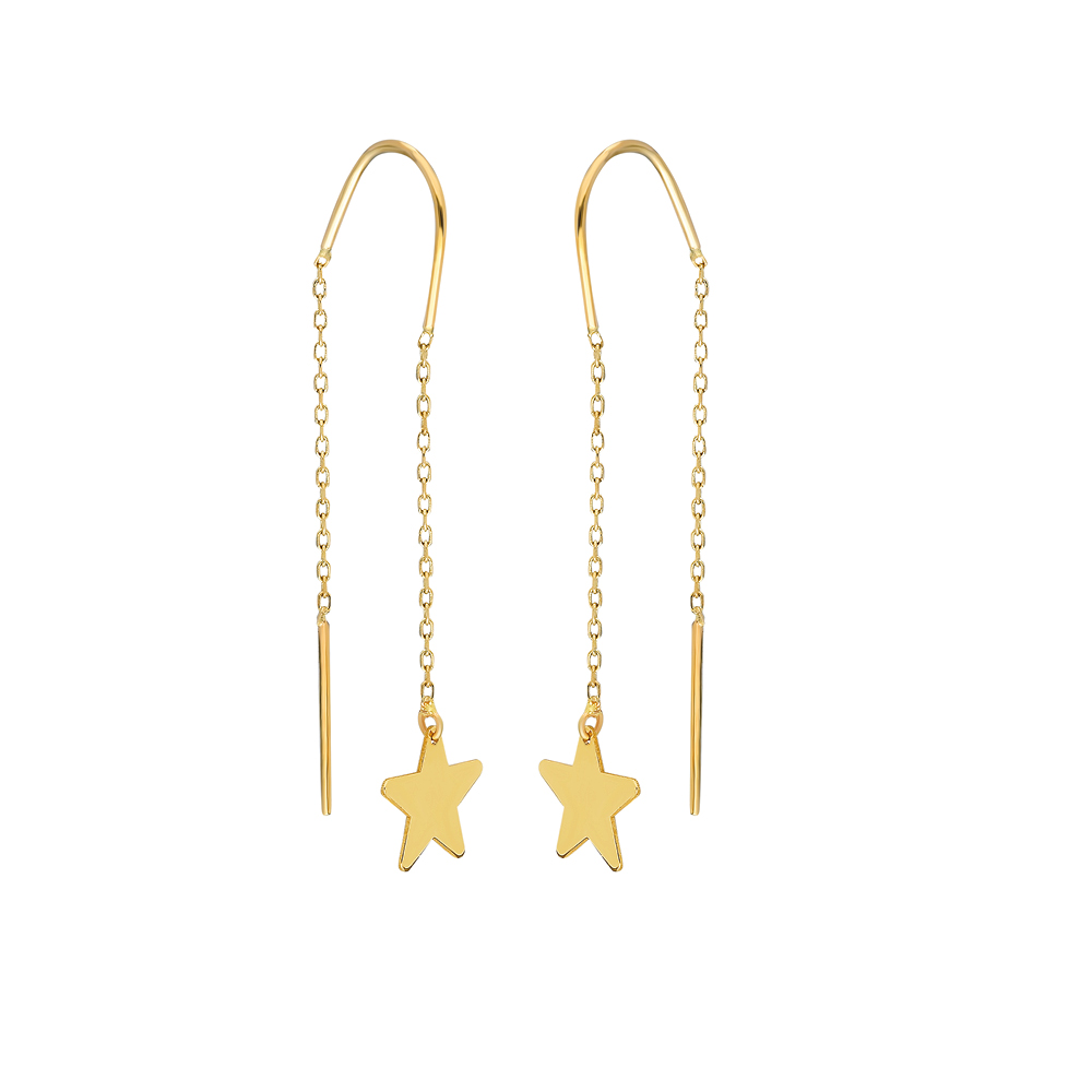 Glorria Gold Star Earring