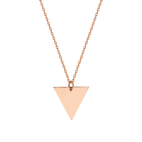 Glorria 14k Solid Gold Threegen Necklace Glorria 14k Solid Gold Threegen Necklace