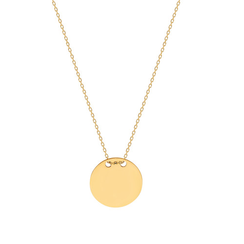 Glorria 14k Solid Gold Plate Necklace Glorria 14k Solid Gold Plate Necklace