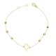 Glorria 14k Solid Gold Dorika Heart Bracelet