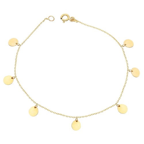 Glorria 14k Solid Gold Plate Bracelet Glorria 14k Solid Gold Plate Bracelet