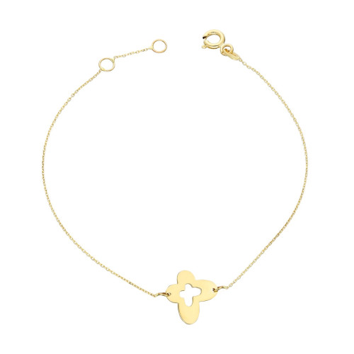 Glorria 14k Solid Gold Butterfly Bracelet Glorria 14k Solid Gold Butterfly Bracelet