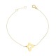 Glorria 14k Solid Gold Butterfly Bracelet