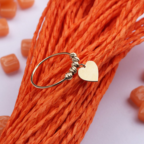 Glorria 14k Solid Gold Dorika Heart Ring Glorria 14k Solid Gold Dorika Heart Ring