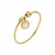 Glorria 14k Solid Gold Dorika Drop Ring
