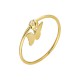 Glorria 14k Solid Gold Dorika Butterfly Ring