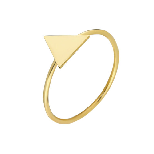 Glorria 14k Solid Gold Threegen Ring