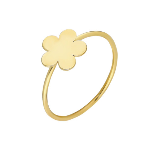 Glorria 14k Solid Gold Flower Ring Glorria 14k Solid Gold Flower Ring