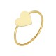 Glorria 14k Solid Gold Heart Ring